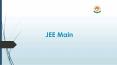 JEE Main PowerPoint PPT Presentation
