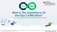 What Is The Importance Of DevOps Certification?