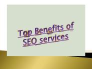 Top Benefits of SEO Services
