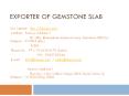 Exporter of Gemstone Slab