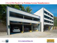 3 Level Pit Puzzle Car Parking System Manufacturers