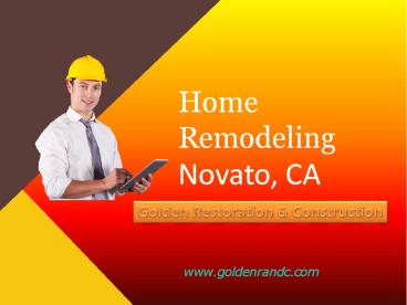 Home Remodeling Novato CA -2018