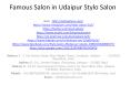 Famous Salon in Udaipur Stylo Salon PowerPoint PPT Presentation