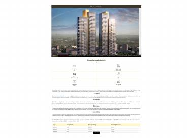 Trump Towers Delhi NCR Gurgaon Apartments Price +91-72908-00011