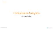An Introduction to Clickstream Analytics