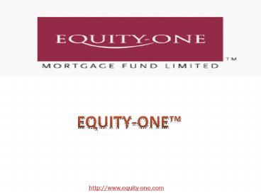 Mortgage Investments Melbourne