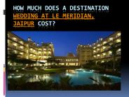 Weddings at Le meridien Jaipur