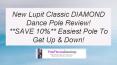 New Lupit Classic DIAMOND Dance Pole Review! SAVE 10% Easiest Pole To Get Up & Down! (1)