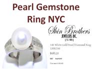 Pearl Gemstone Ring NYC