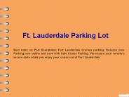 Port Lauderdale Parking