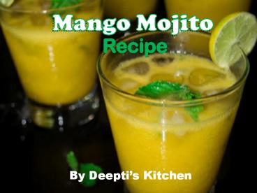 Mango Mojito Recipe