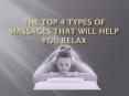 The Top 5 Types of Massages That Will Help You Relax PowerPoint PPT Presentation