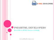 Presentation of PSD2HTML Developers (1)