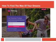 How To Find The Man Of Your Dreams