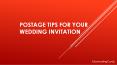 Postage Tips For Your Wedding Invitation PowerPoint PPT Presentation