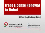 Trade License Renewal in Dubai