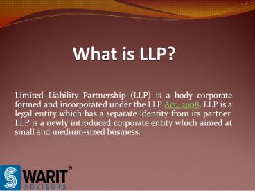 How To Apply For Limited Liability Partnership?