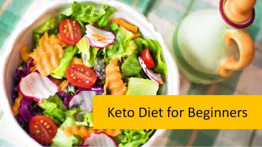 Keto diet for beginners