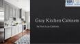 Gray Kitchen Cabinets - Four Less Cabinets