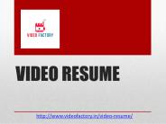 Video Resume Of Abhyuday Video Factory