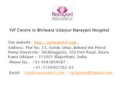 IVF Centre in Bhilwara Udaipur Narayani Hospital