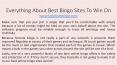 Everything About Best Bingo Sites To Win On PowerPoint PPT Presentation