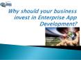 Why should your business invest in Enterprise App Development? PowerPoint PPT Presentation