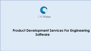 Product Development Services For Engineering Software