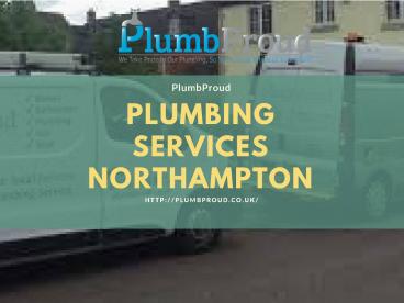 plumbing services Northampton
