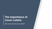 The Importance of Cover Letters