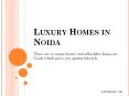luxury homes in Noida