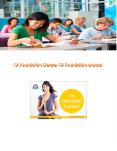 Ca Foundation Classes , Ca Foundation courses PowerPoint PPT Presentation