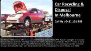 Car Recycling & Disposal In Melbourne