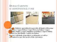 Carpets Dubai