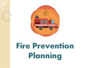 Fire Prevention planning