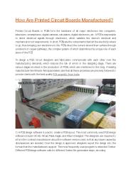 How Are Printed Circuit Boards Manufactured? - Miracle Aerospace