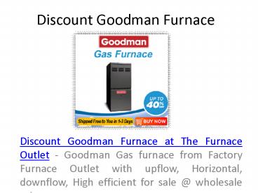 Goodman Furnace - TheFurnaceOutlet (2)