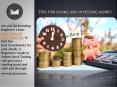 Tips for saving and investing money PowerPoint PPT Presentation