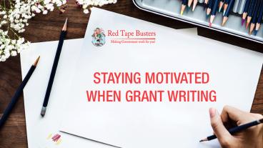 Staying Motivated When Grant Writing