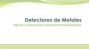 Detectores de Metales