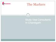 Study Visa Consultants in Chandigarh