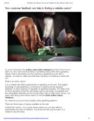How to have a great time playing casino games?