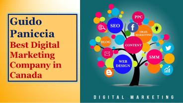 Guido Paniccia Best Digital Marketing Company in Canada