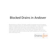 Drain Unblocking, Drain Cleaning, Drain Jetting