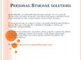 Personal Storage solutions PowerPoint PPT Presentation