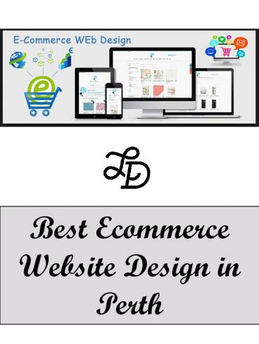 Best Ecommerce Website Design in Perth