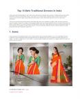 Top 10 Bets Traditional Dresses In India PowerPoint PPT Presentation