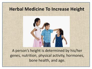 Increase your height the best way