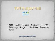 PHP Yellow Pages Software - PHP Directory Script