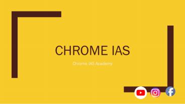 Chrome IAS Best Institute For IAS